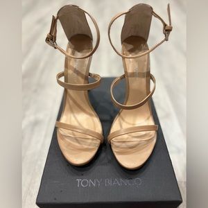 Tony Bianco Atkins Heel in Skin Capretto